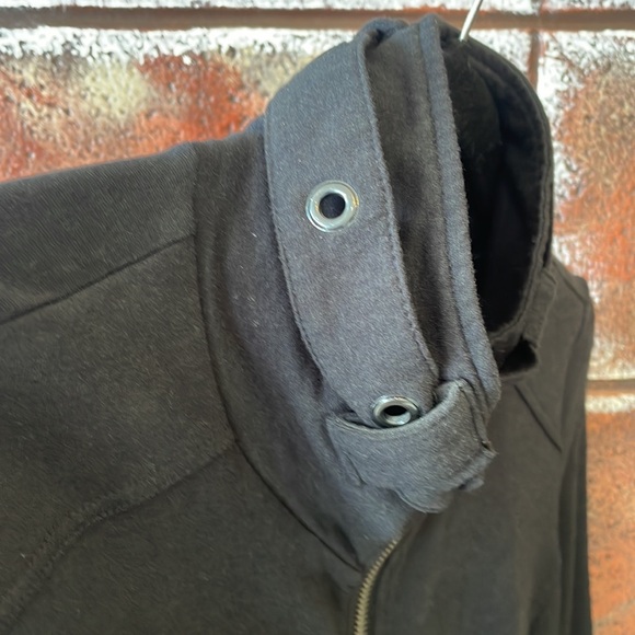 Nomads Hempwear / NWT black jacket Moto details small - Picture 6 of 7